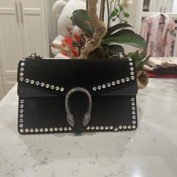 GUCCI BLACK MEDIUM DIONYSUS BAG - Picture 8 of 8
